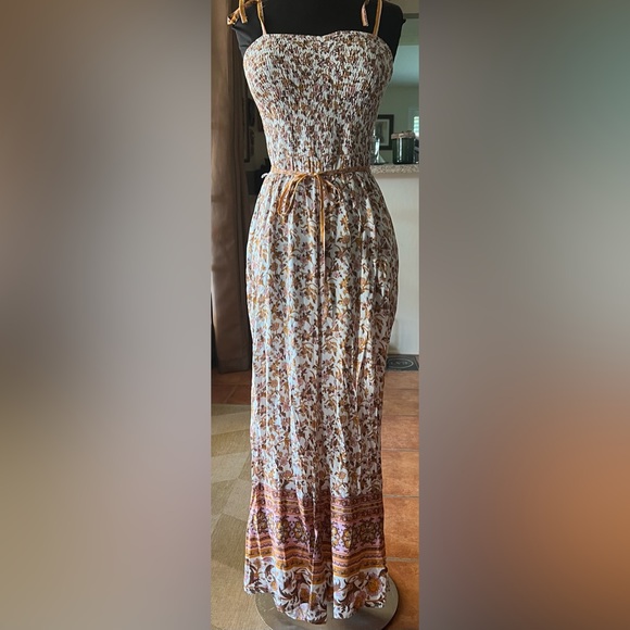 SOLD OUT- Umgee Mix Print Spaghetti Strap
Smocked Sweetheart Neckline Jumpsuit - Picture 2 of 6